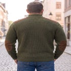 Patch Sweater with Mock Neck image number 6