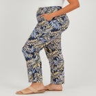 Straight Leg Linen Pant image number 2