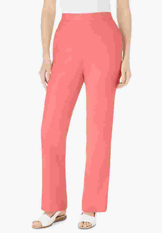 Straight Leg Linen Pant image number 0
