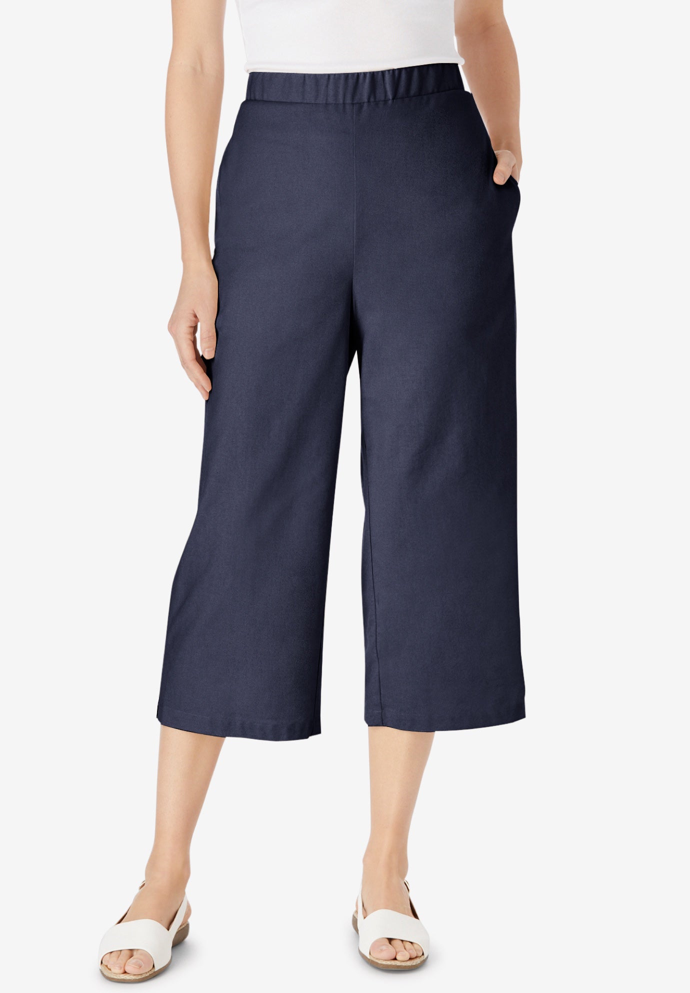 Linen Capri image number 0