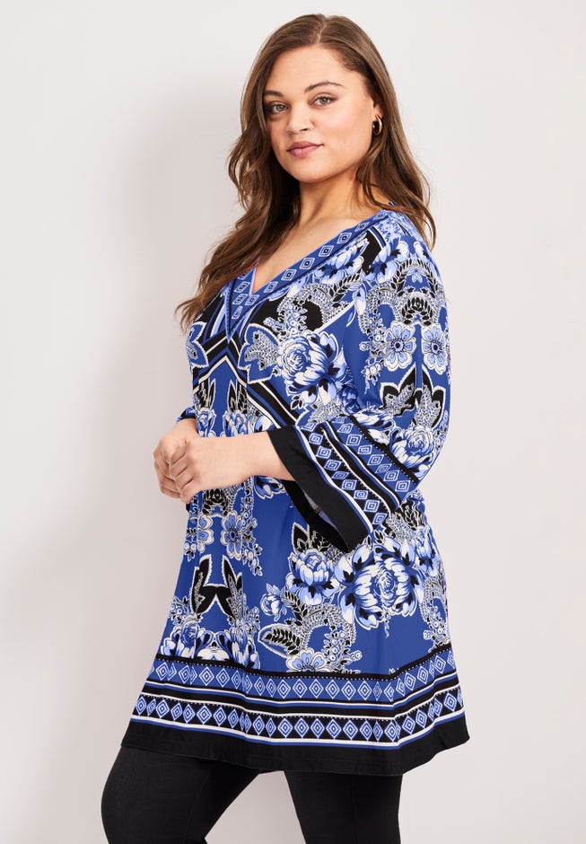 Scarf Print Tunic image number 1