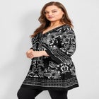 Scarf Print Tunic image number null