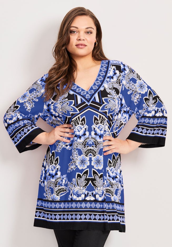 Scarf Print Tunic image number 0