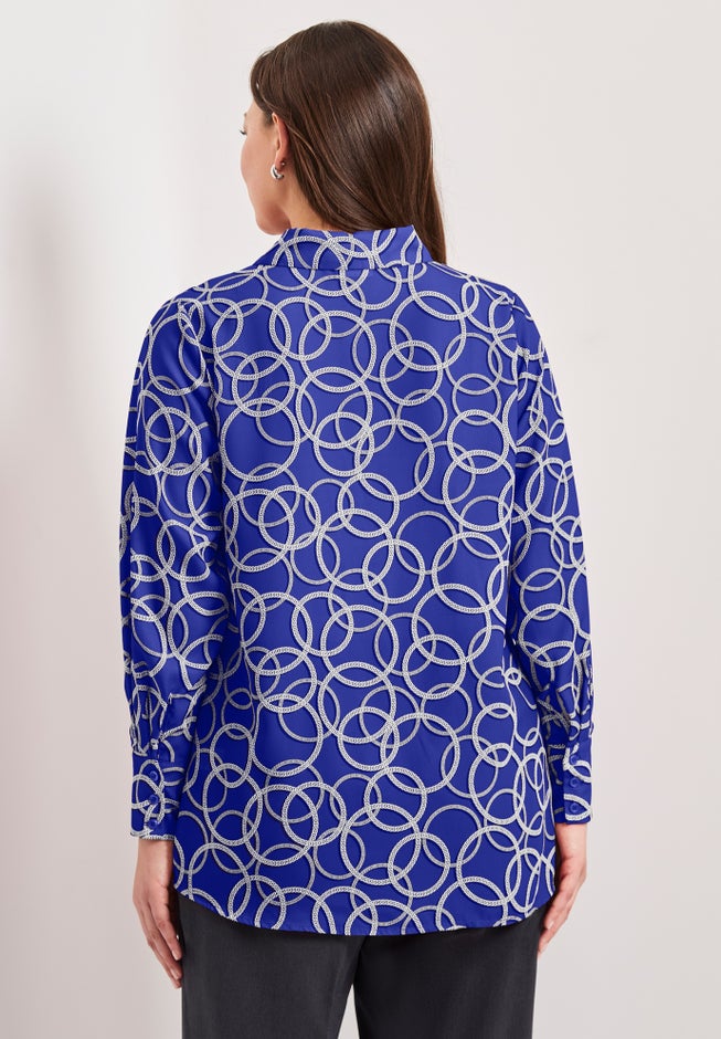 Signature Button Front Blouse image number 1