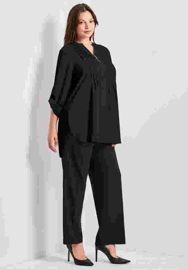 Roll Tab Zip Front Tunic image number 2