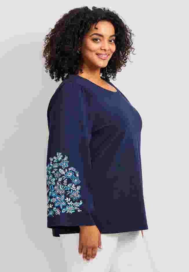 Novelty Bell Sleeve Top image number 2