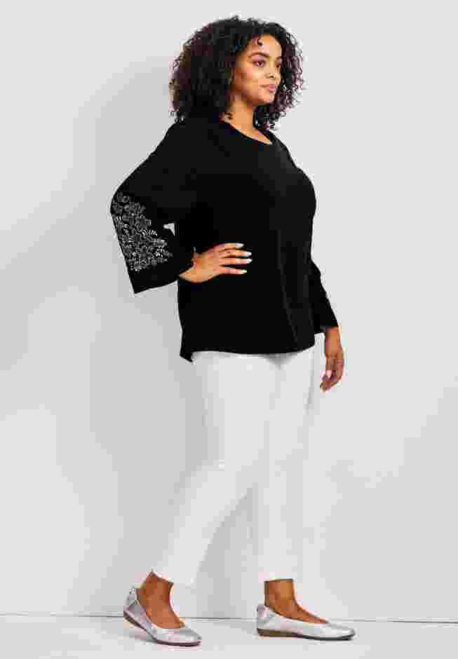 Novelty Bell Sleeve Top image number 2