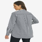 Poplin Hi-Low Henley Tunic image number null