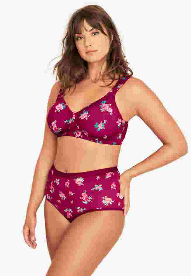 Cotton Wireless Lightly Padded T-Shirt Bra image number 2