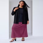 Stretch Knit Maxi Skirt image number 0