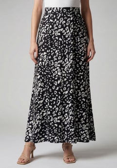 Stretch Knit Maxi Skirt