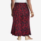 Stretch Knit Maxi Skirt image number null