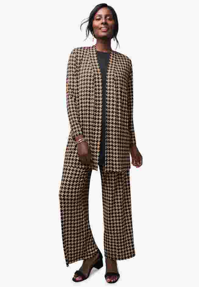 Stretch Knit Wide Leg Pant image number 6