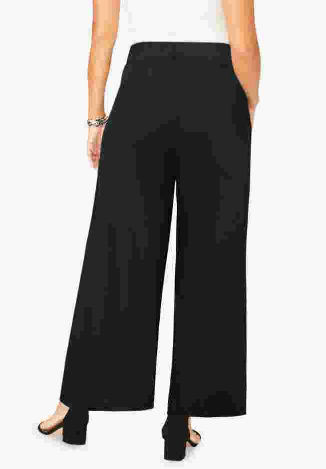 Stretch Knit Wide Leg Pant image number 1