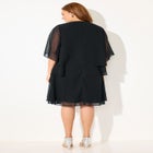 Georgette Double Layer Jacket Dress image number null