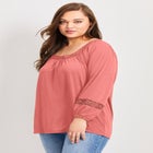 Crochet Trim Top image number null