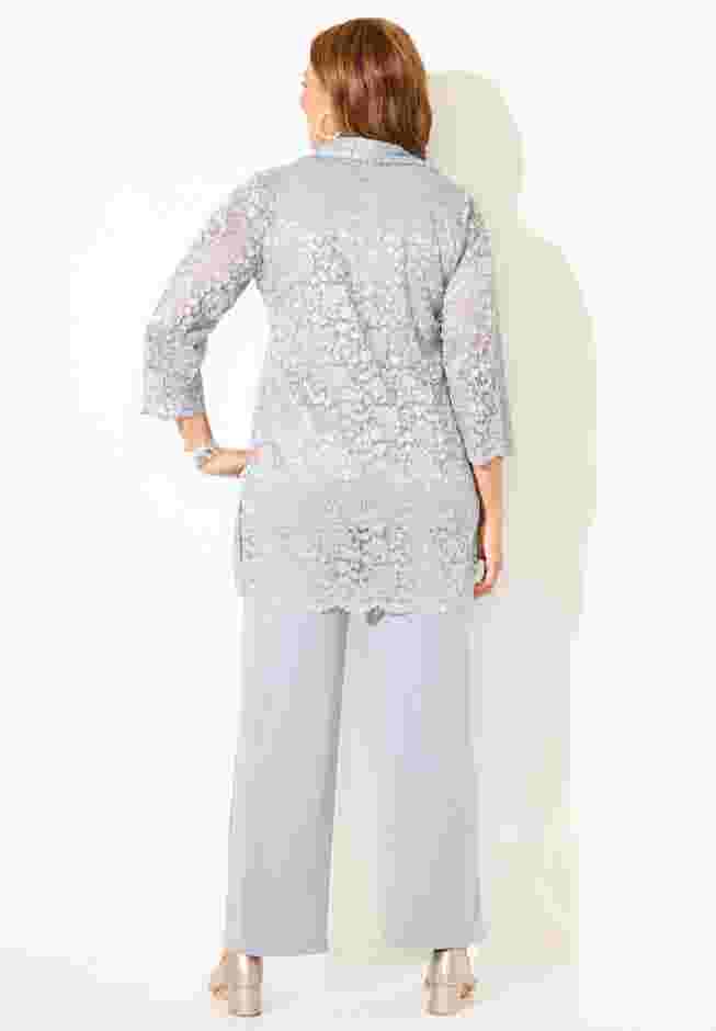 3-Piece Lace Pant Set image number 1