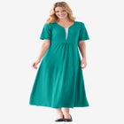 Layered Knit Empire Dress image number null