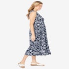 Sleeveless Button Front Dress image number null