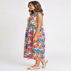 Sleeveless Button Front Dress image number null