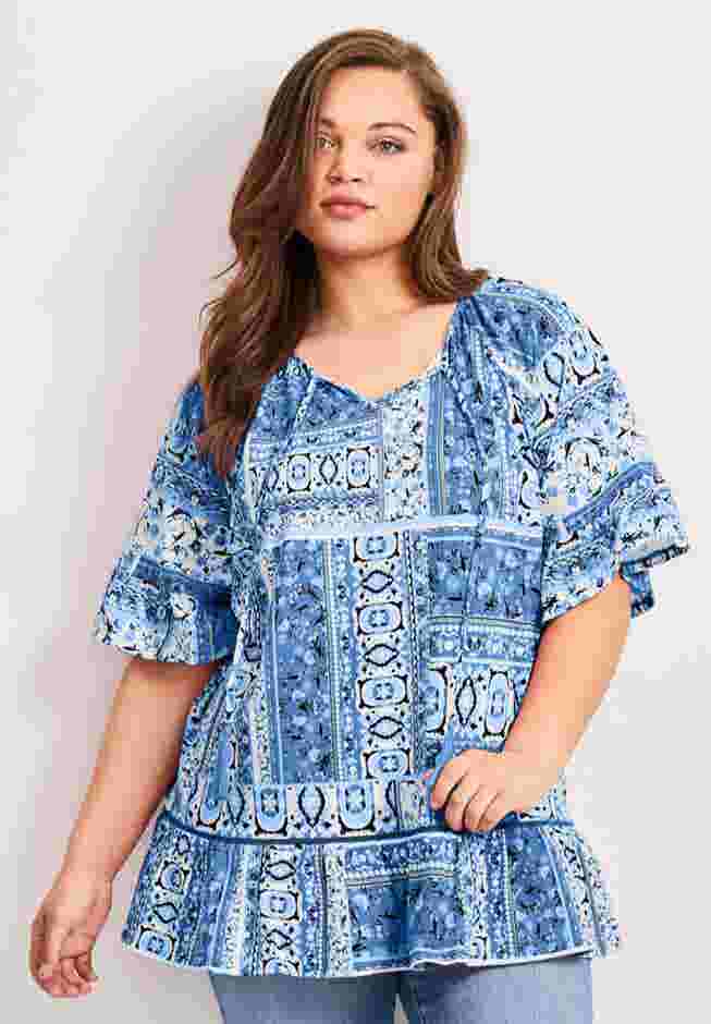 Flutter Sleeve Top image number 0