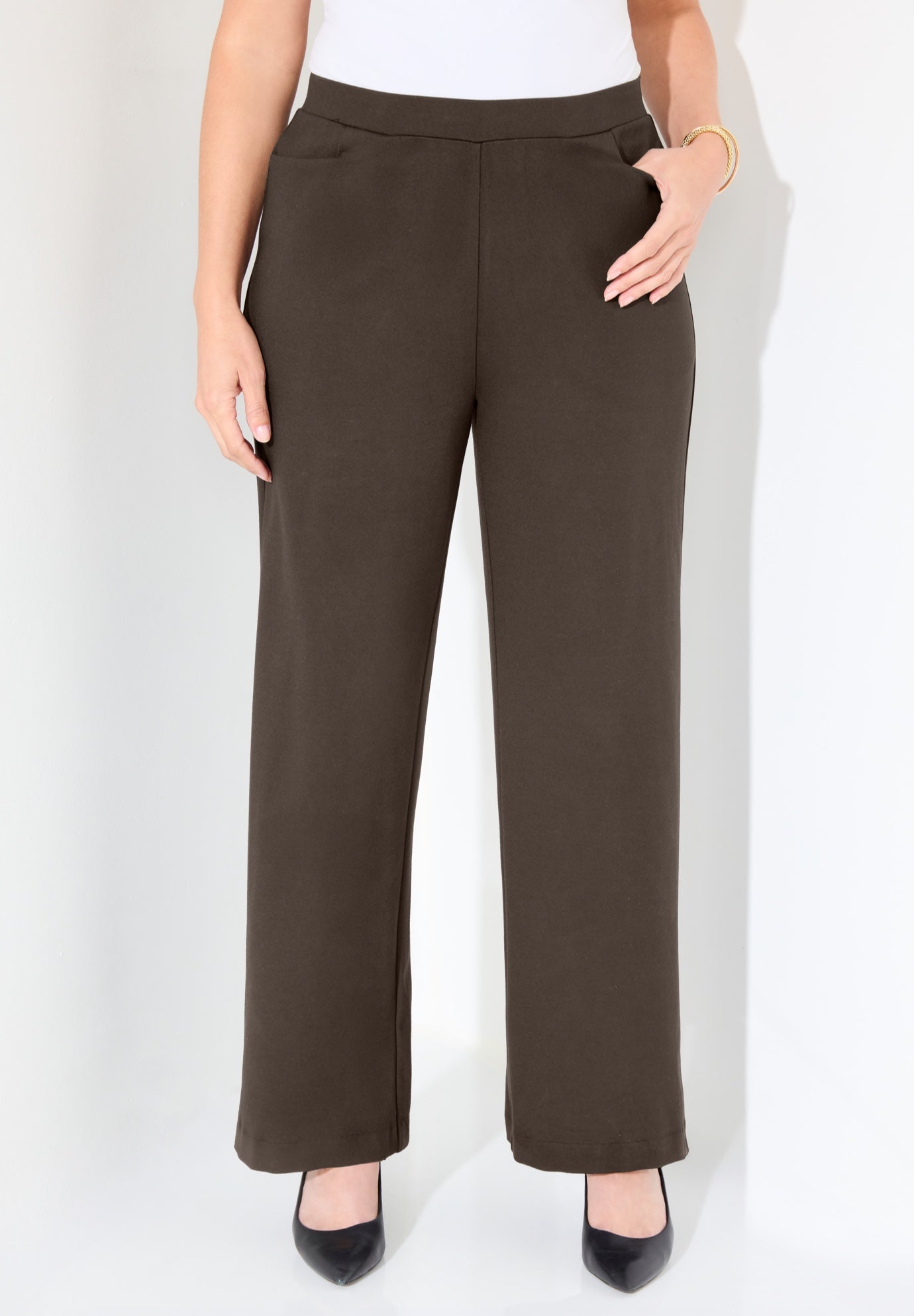 Ponte Wide Leg Pant image number 1