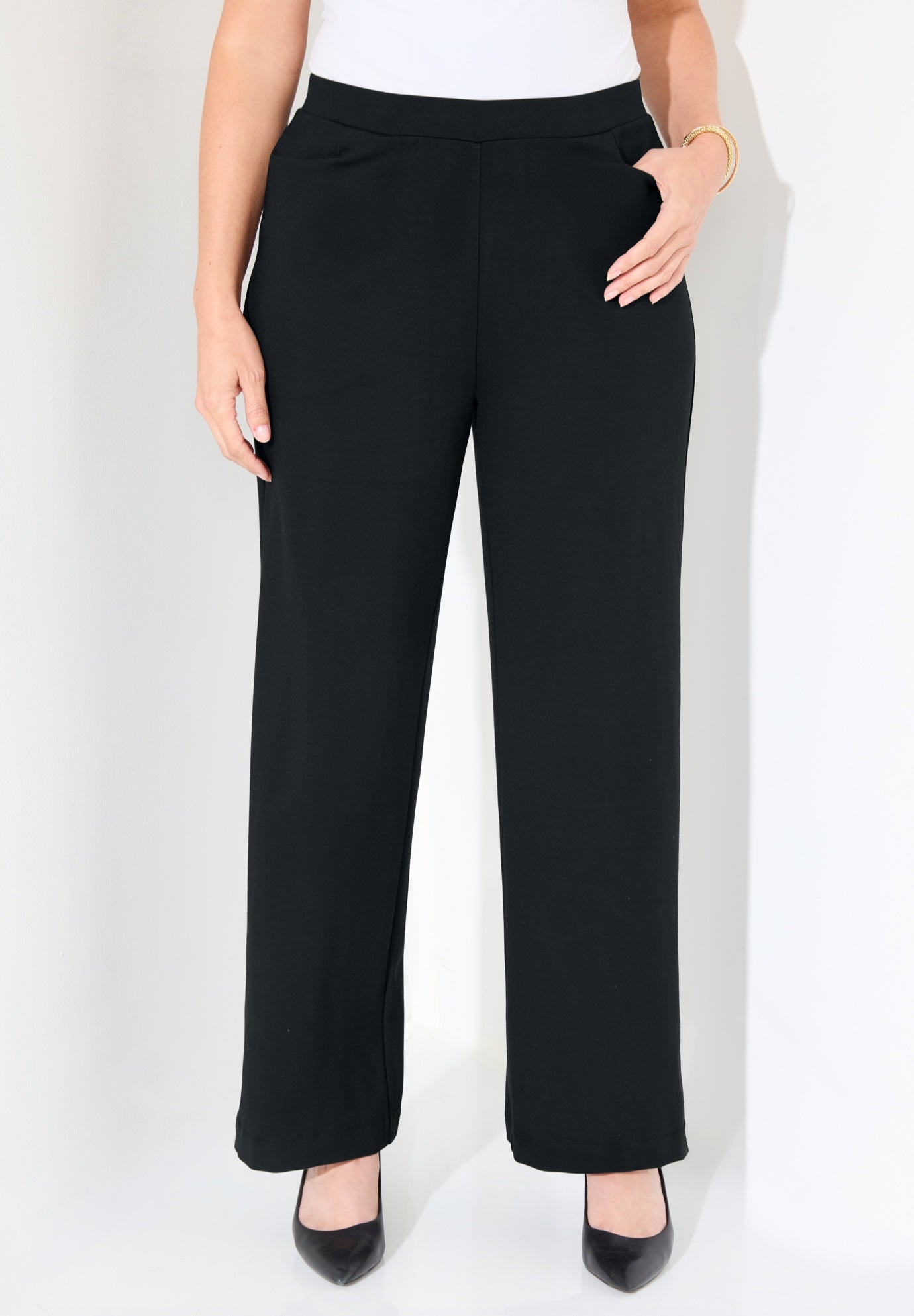 Ponte Wide Leg Pant image number 0