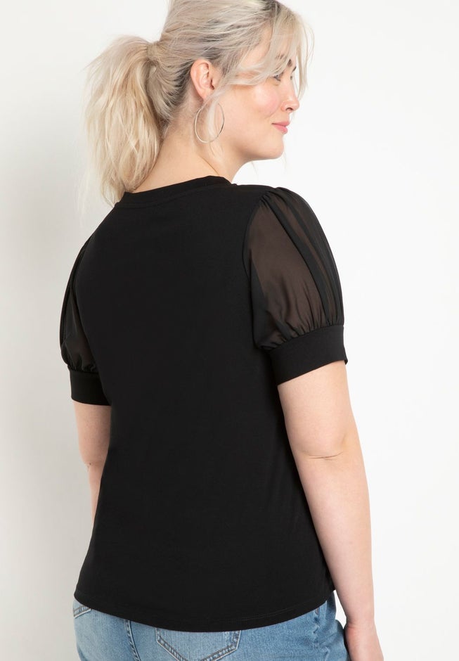 Combo Sleeve Tee image number 1