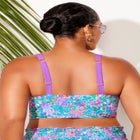 Longline Bra Sized Lettuce Trim Bikini Top image number null