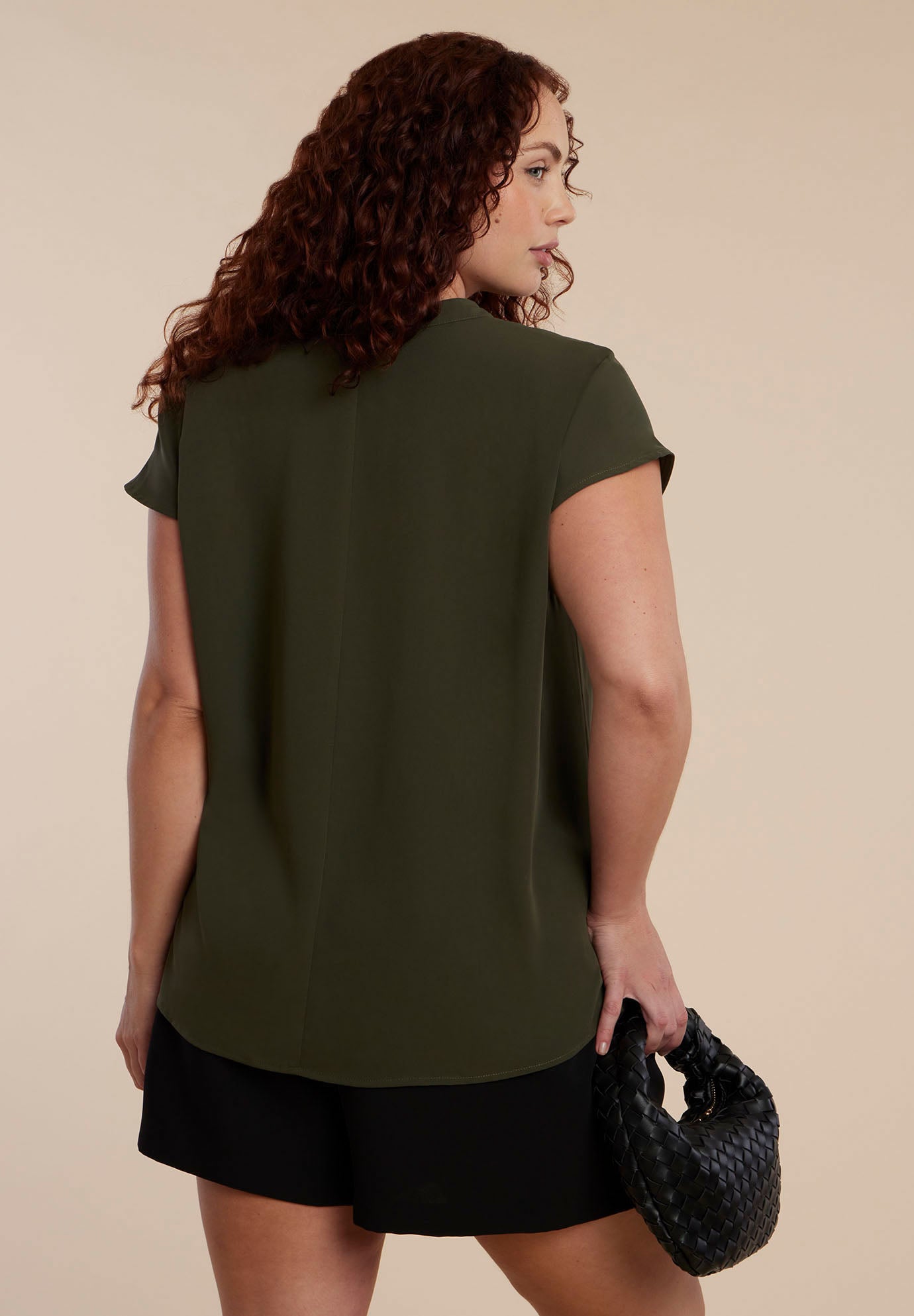 Notch Collar Blouse image number 1