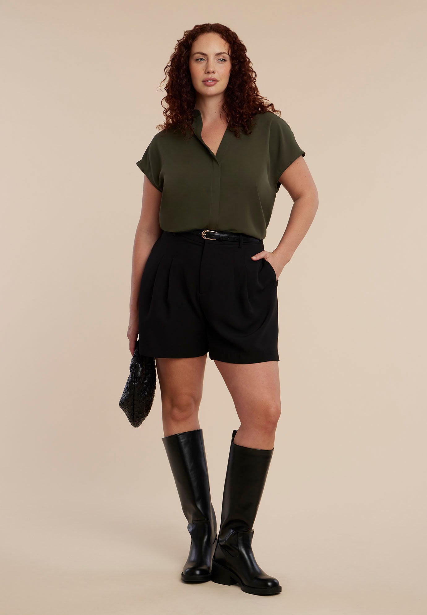 Notch Collar Blouse image number 2