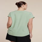 Short-Sleeve Notch Collar Blouse image number 1
