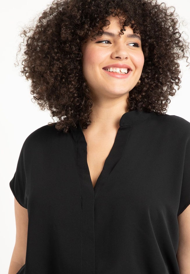 Notch Collar Blouse image number 0