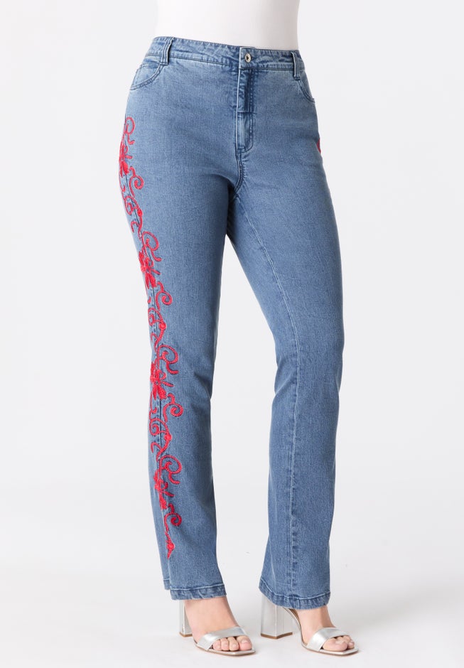 Plus Size Whitney Jean with Invisible Stretch® image number 0