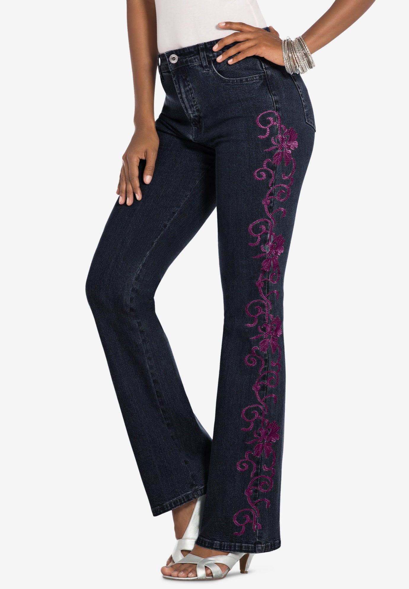 Plus Size Whitney Jean with Invisible Stretch&reg; image number 0