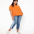 Pleated Hem Top image number null