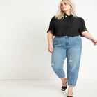 Bow Blouse With Flutter Sleeve image number null