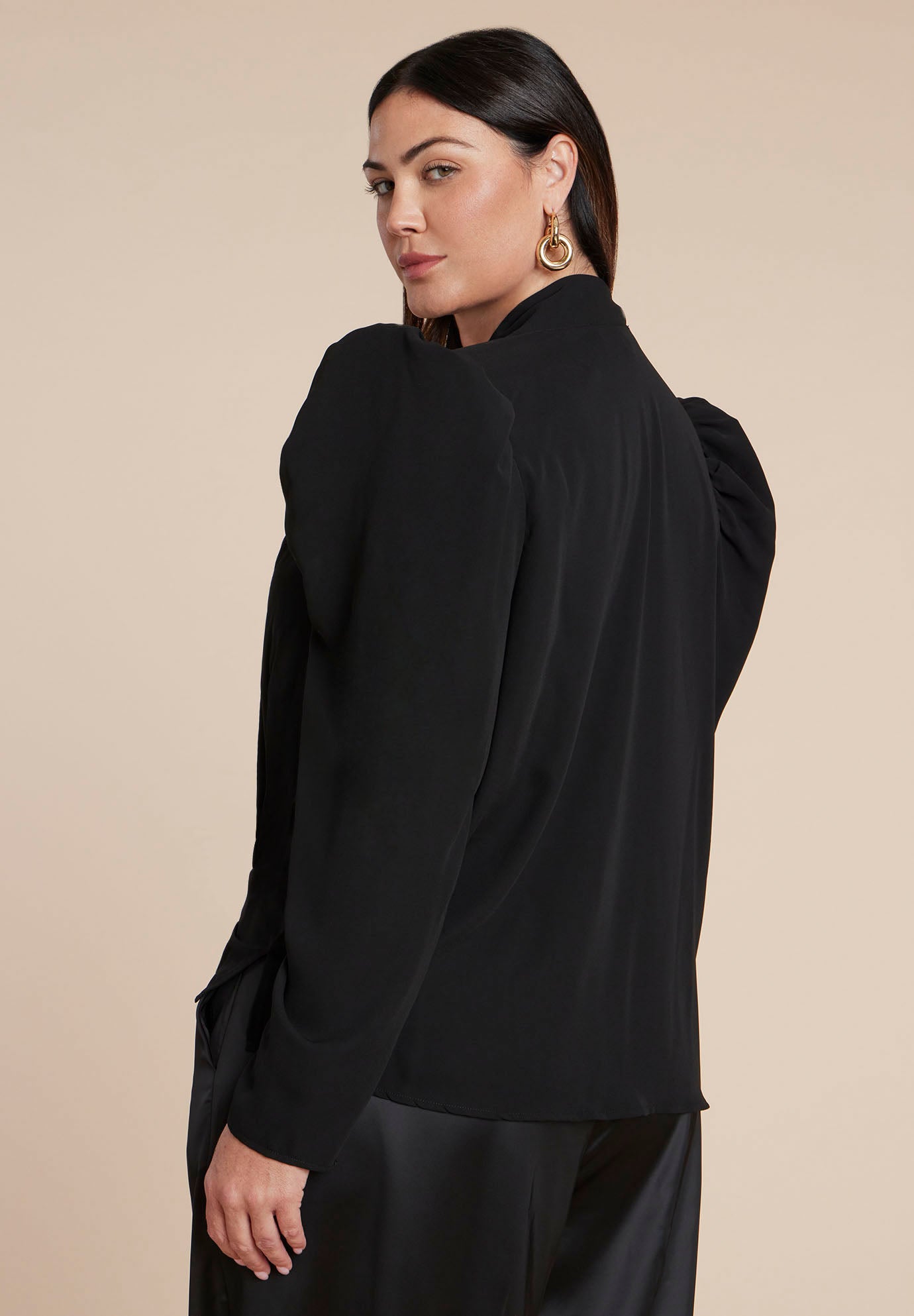 Drape Front Blouse image number 1