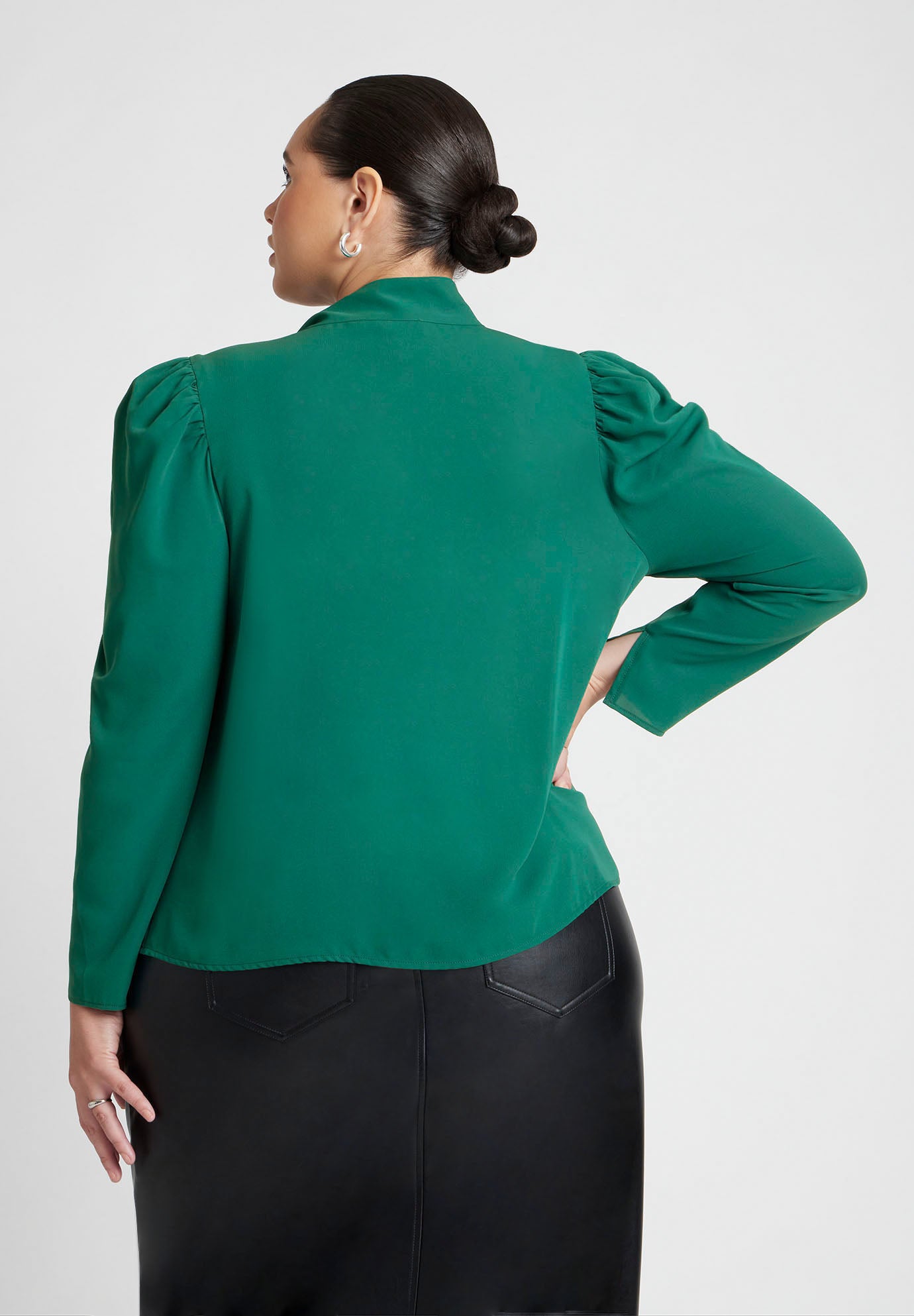 Drape Front Blouse image number 1