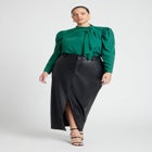 Drape Front Blouse image number null