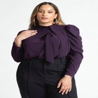 Drape Front Blouse image number null