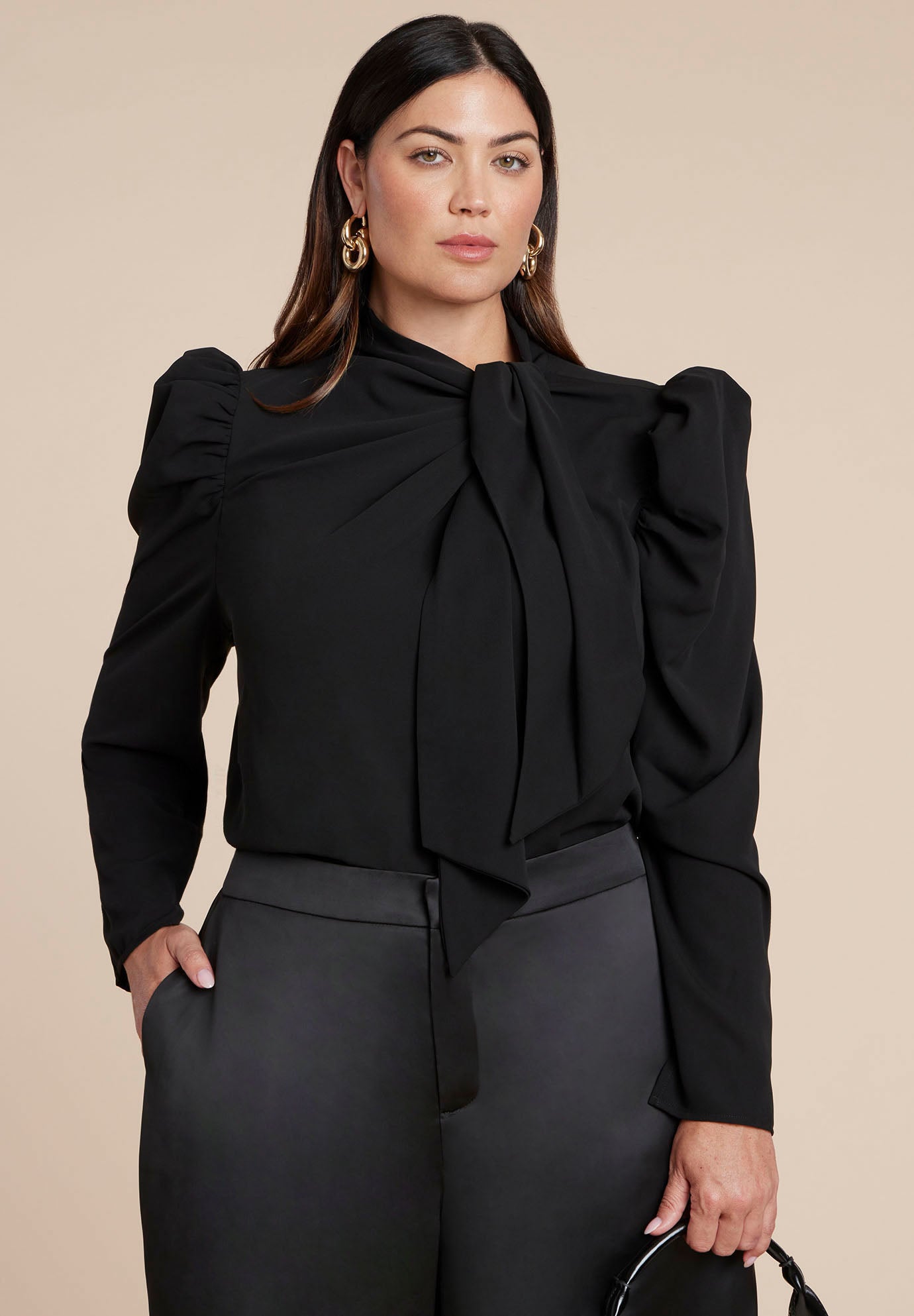 Drape Front Blouse image number 0