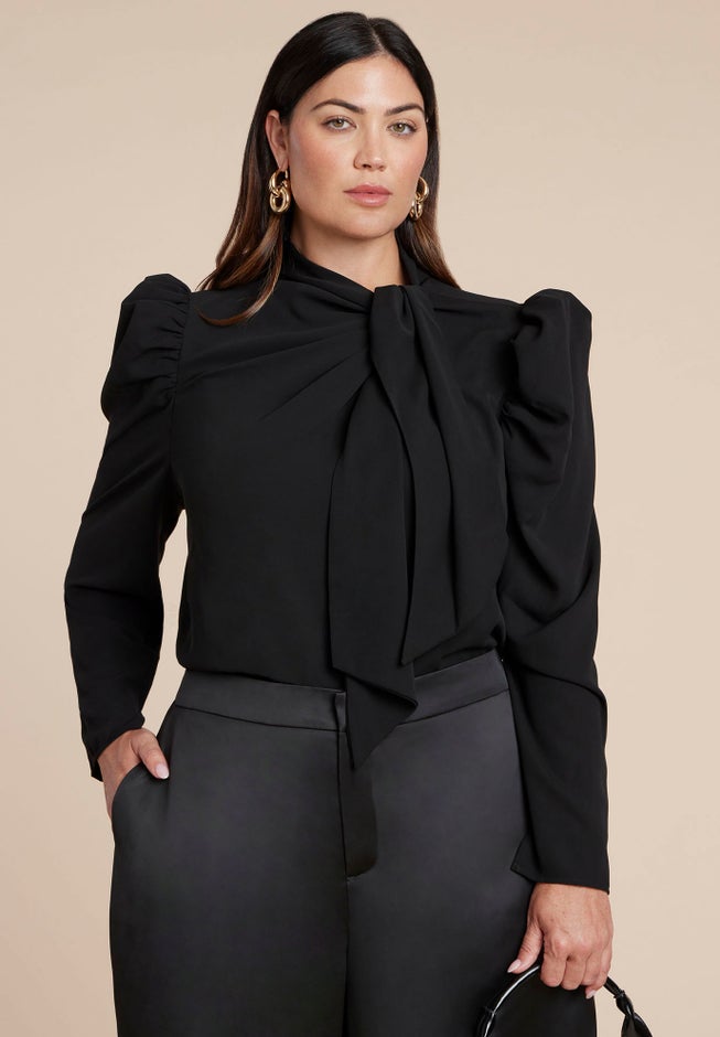 Drape Front Blouse image number 0
