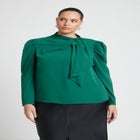 Drape Front Blouse image number null
