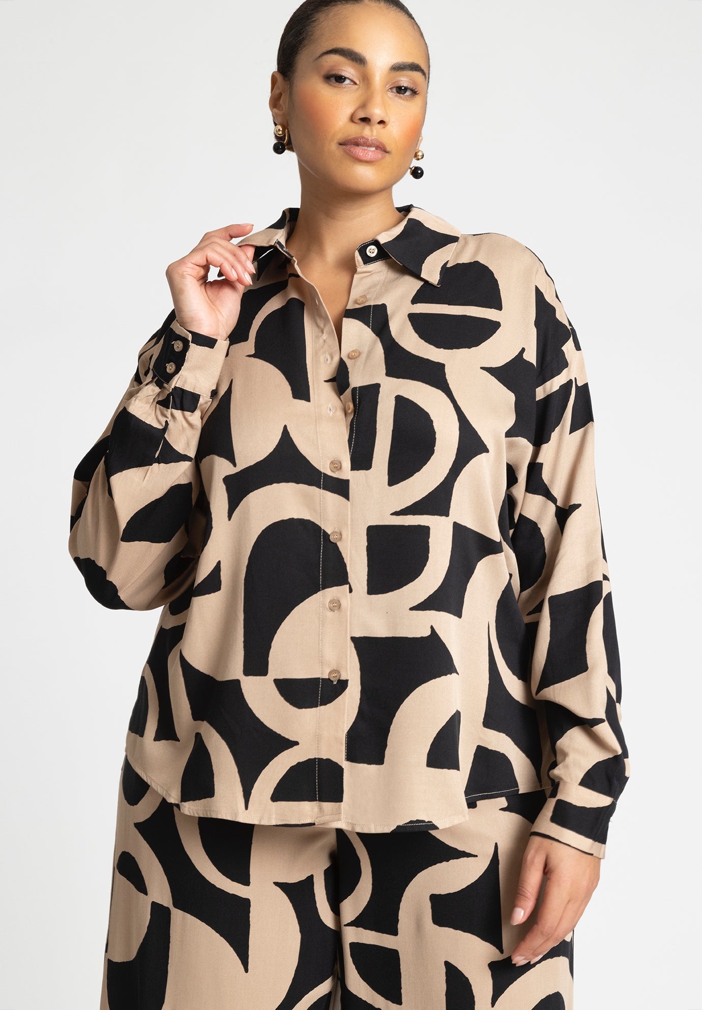 Printed Button Down image number 0