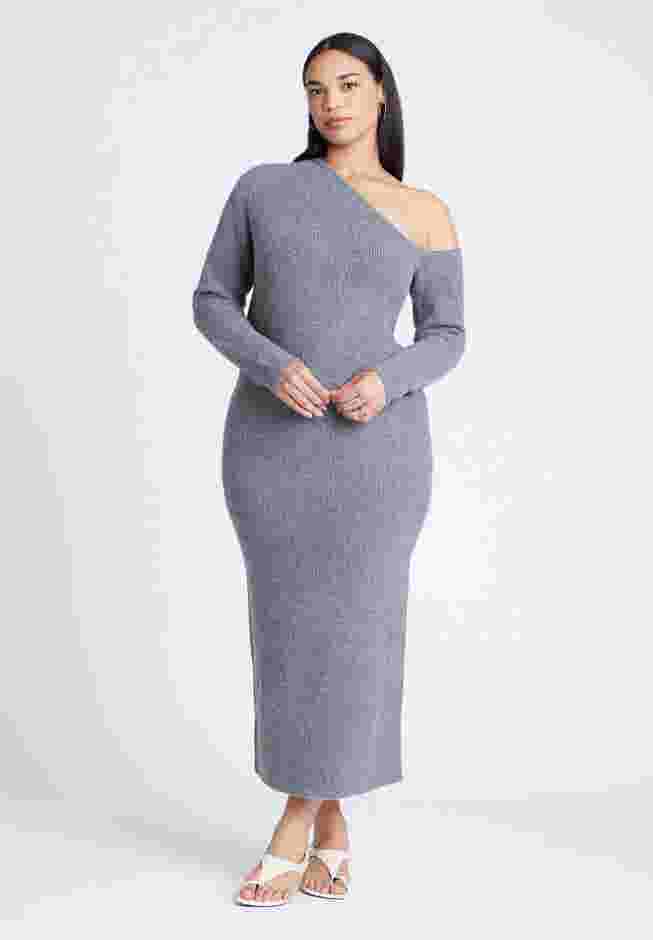 Off Shoulder Sweater Dress image number 0