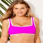 Square Neck Longline Bikini Top image number null