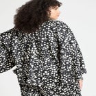 Tie Neck Cape Blouse image number null