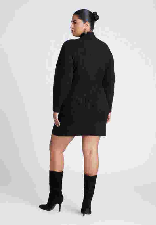 Turtleneck Mini Sweater Dress image number 2
