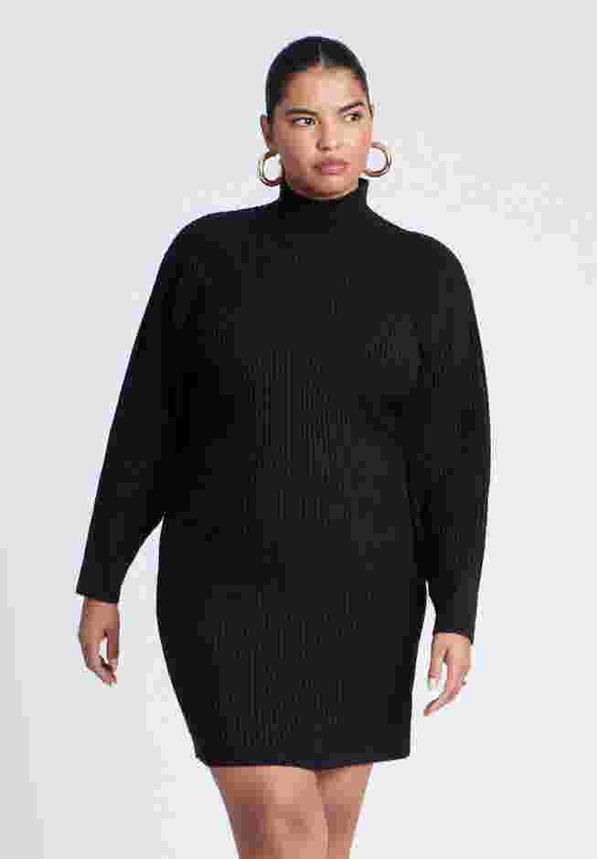 Turtleneck Mini Sweater Dress image number 3